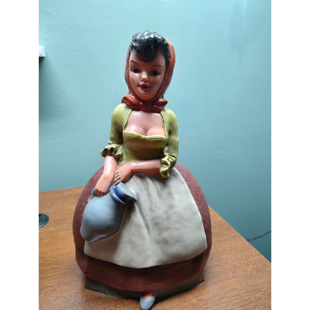 Vintage Germany Spirits Container Plastic Keller meister Whisky Bottle Holder 11